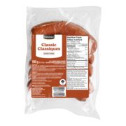 Saucisses fumées entiérement cuites classiques