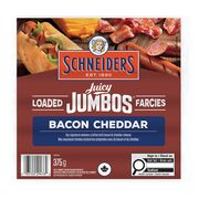 Saucisses au cheddar et au bacon