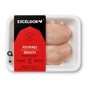 Poitrines de poulet désossées