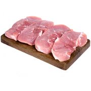 Tranches de surlonge de porc désossées