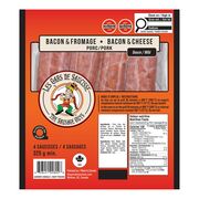 Saucisses au bacon et au fromage