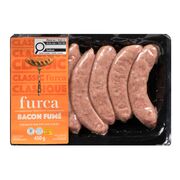 Saucisses au bacon fumé