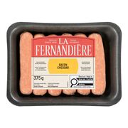 Saucisses au bacon et cheddar