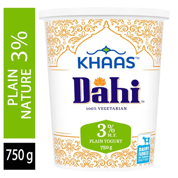 Yogourt nature dahi 3 %