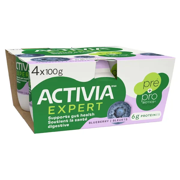 Yogourt préprobiotique bleuet
