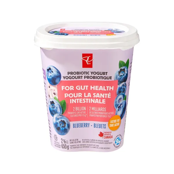 Yogourt probiotique 2 % bleuet