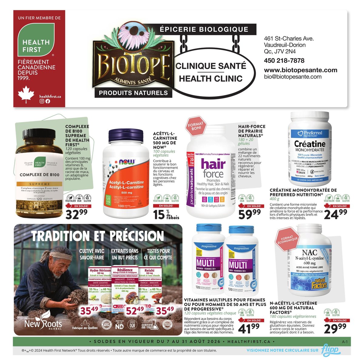 Biotope — Supermarché Aliments Santé — page 1/4