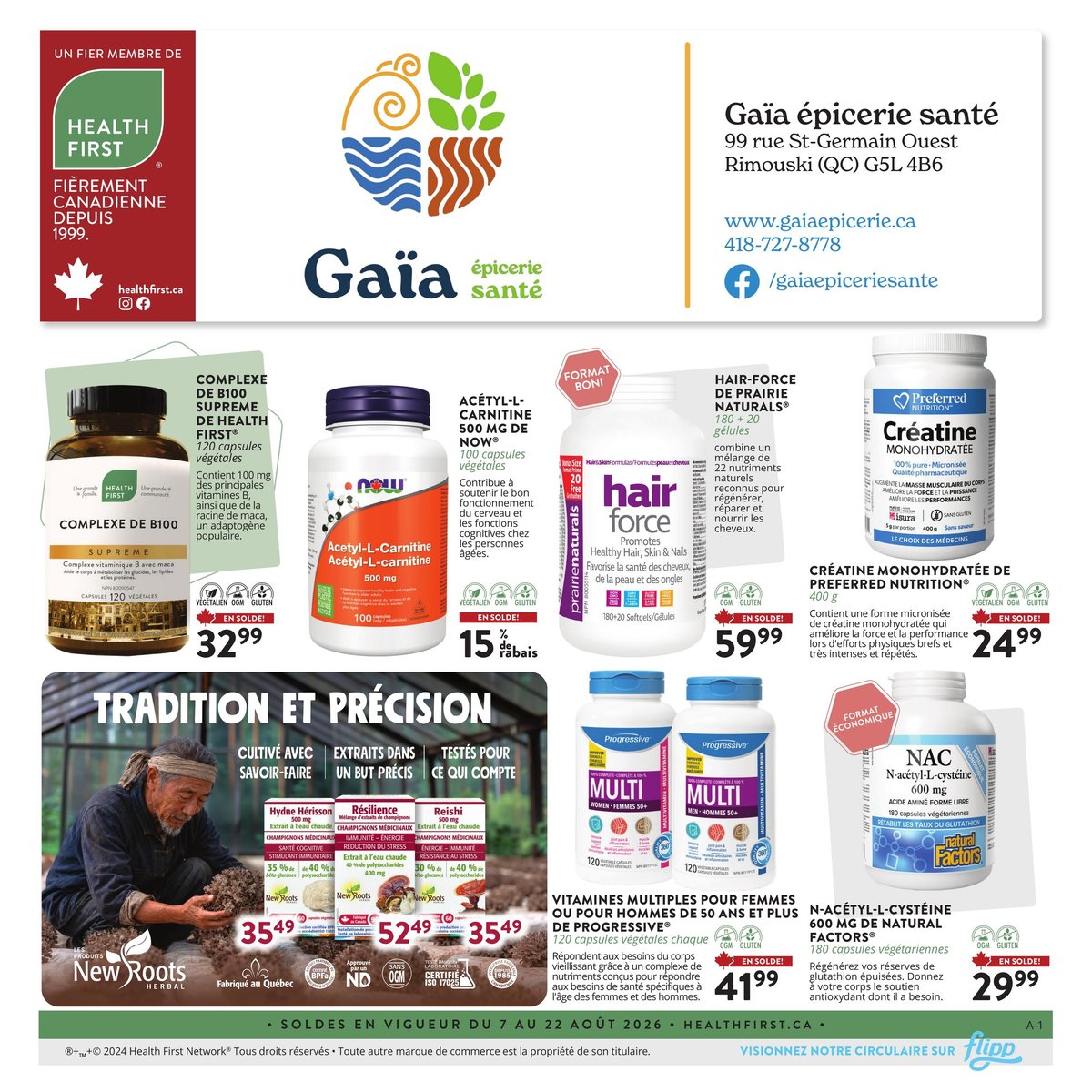 Gaïa Épicerie Santé — page 1/4