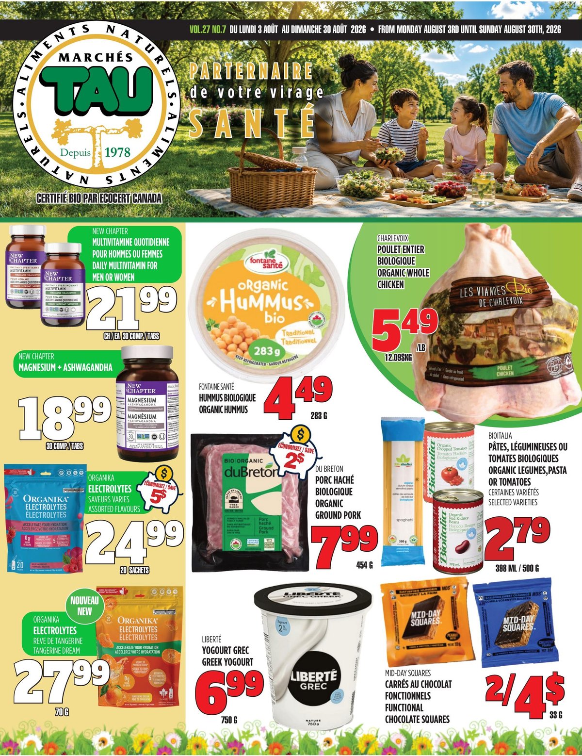 Marchés TAU — page 1/16