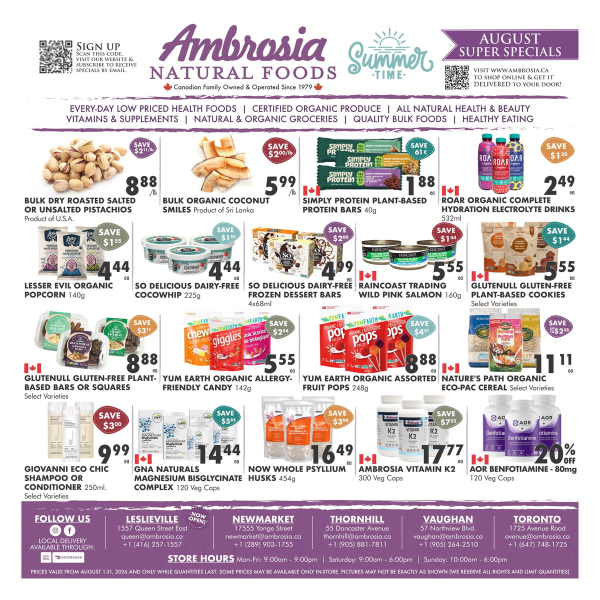 Ambrosia Natural Foods — page 1/4