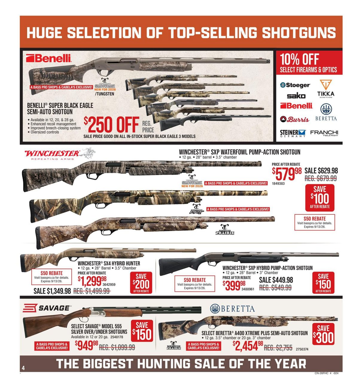 Cabela's & Bass Pro — page 4/16
