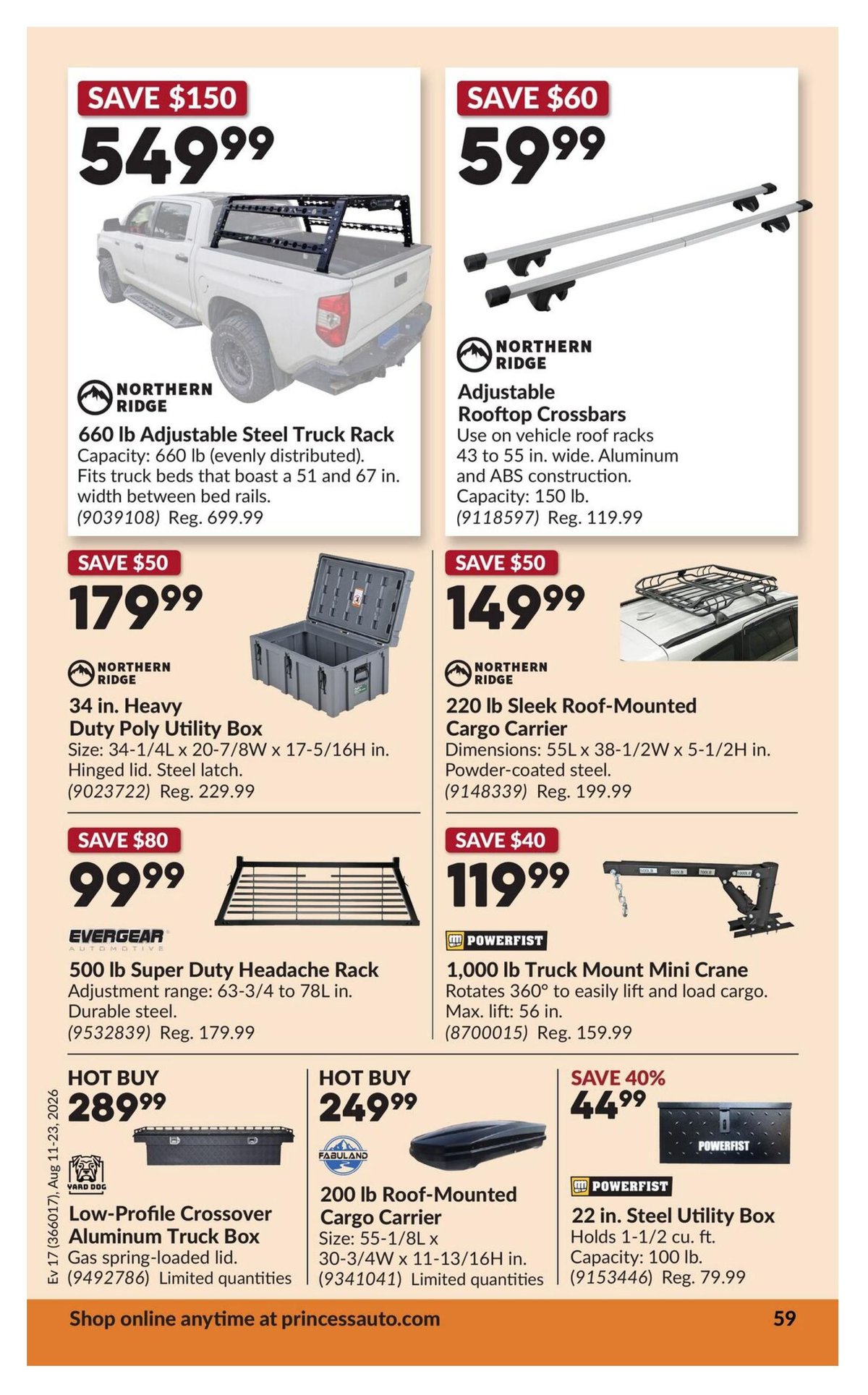 Princess Auto — page 66/94