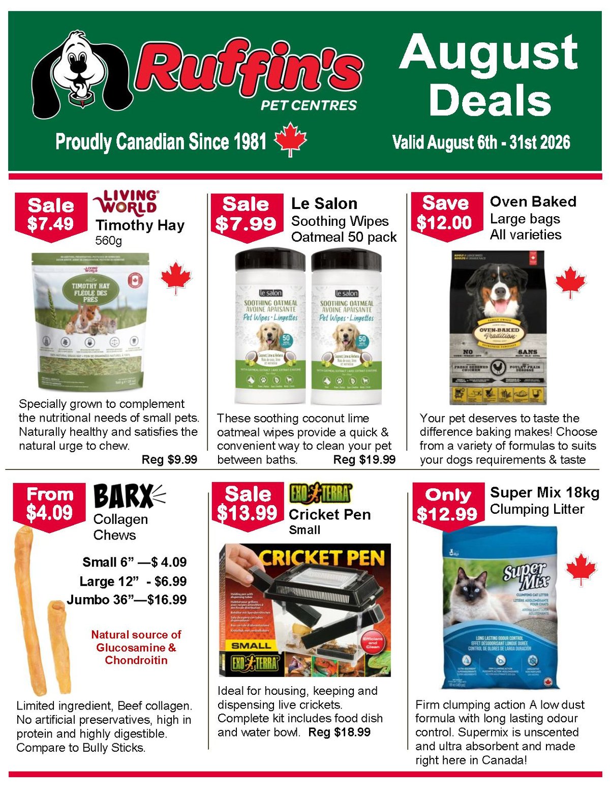 Ruffin's Pet Centres — page 1/2