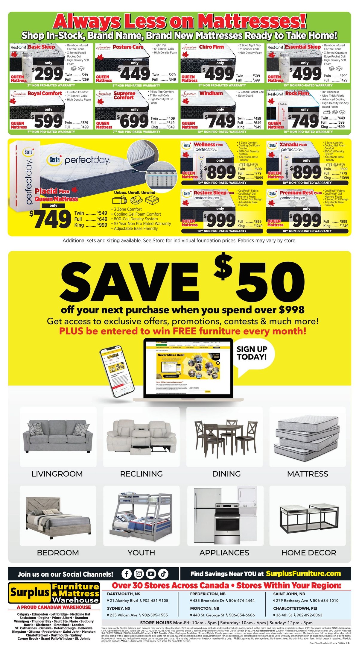 Surplus Furniture & Mattress Warehouse — page 3/3