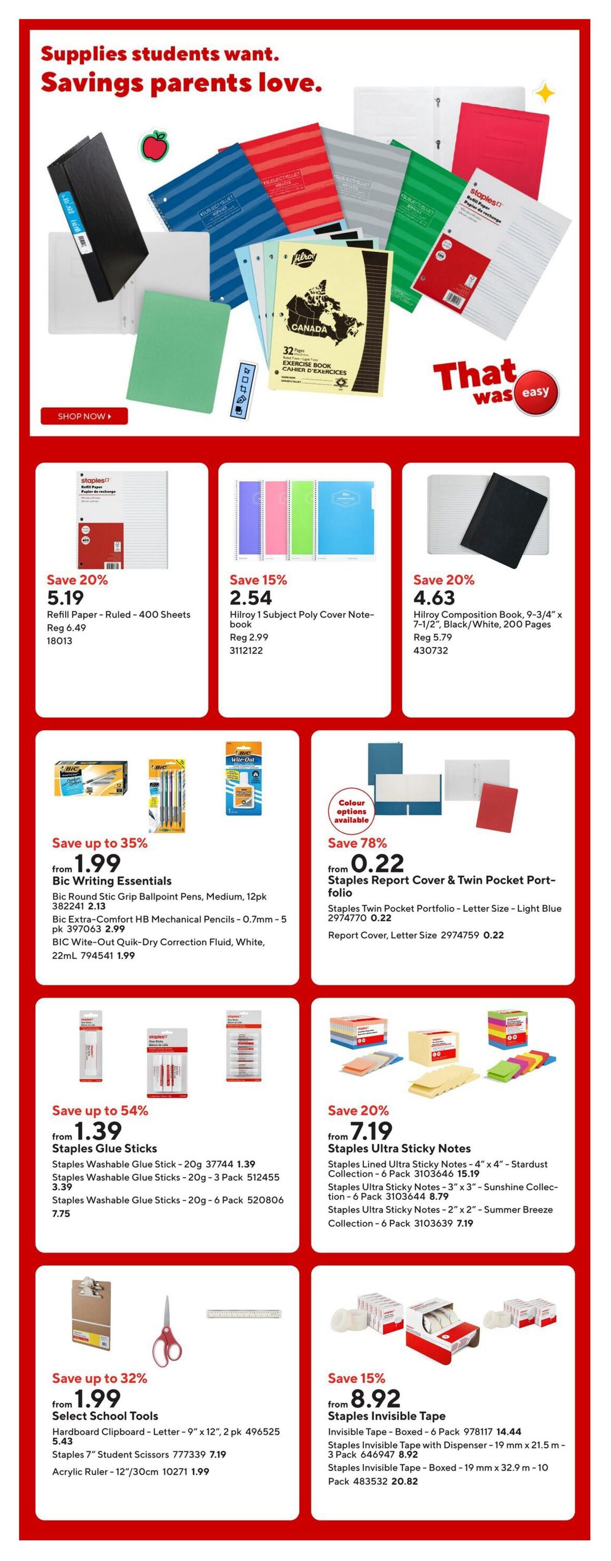 Staples — page 6/21