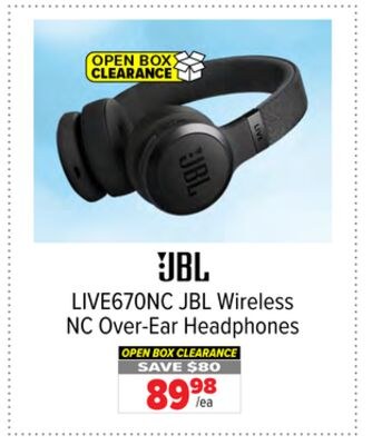 LIVE670NC JBL Wireless NC Over-Ear Headphones