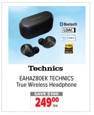 EAHAZ80EK TECHNICS True Wireless Headphone