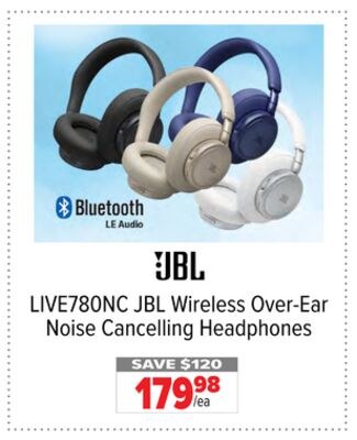 LIVE780NC JBL Wireless Over-Ear Noise Cancellin…