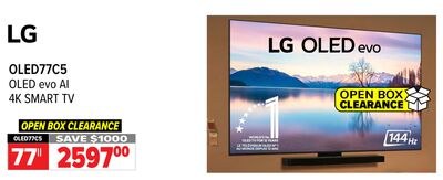OLED77C5 LG OLED evo AI 4K SMART TV