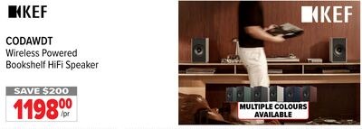 CODAWDT KEF Wireless Powered Bookshelf HI FI Sp…