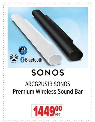 ARCG2US1B SONOS Premium Wireless Sound Bar