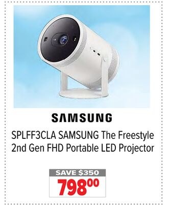 SPLFF3CLA SAMSUNG The Freestyle 2nd Gen FHD Por…