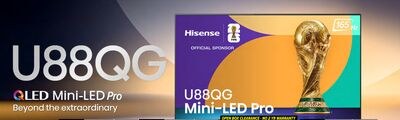 U88QG 55" Hisense Mini-LED Pro