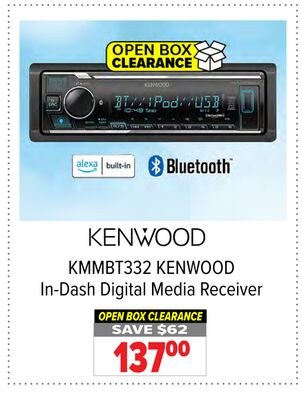 KMMBT332 KENWOOD In-Dash Digital Media Receiver