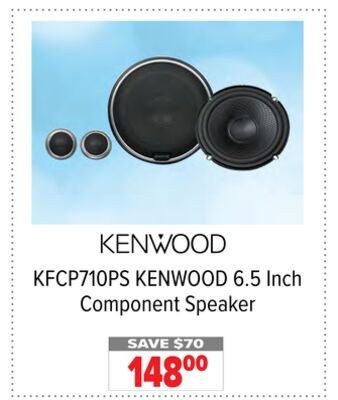KFCP710PS KENWOOD 6.5 Inch Component Speaker