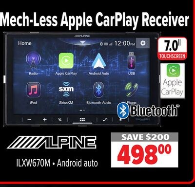 7.0" Mech-Less Apple CarPlay Receiver