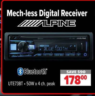 UTE73BT Alpine Mech-less Digital Receiver