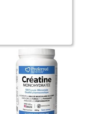 Créatine Monohydratée de Preferred Nutrition