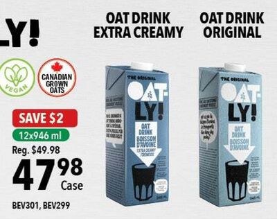 OAT DRINK EXTRA CREAMY OAT DRINK ORIGINAL