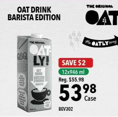 OAT DRINK BARISTA EDITION