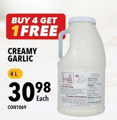CREAMY GARLIC