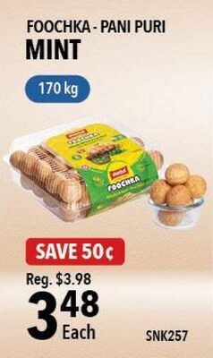 FOOCHKA - PANI PURI MINT