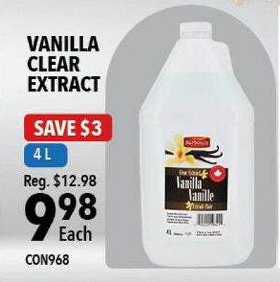 VANILLA CLEAR EXTRACT