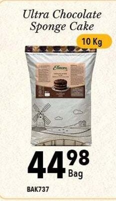Elmors Ultra Chocolate Sponge Cake