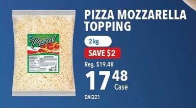 PIZZA MOZZARELLA TOPPING