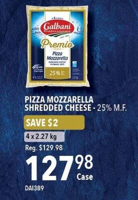 PIZZA MOZZARELLA SHREDDED CHEESE