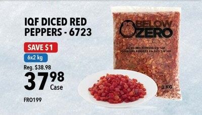 IQF Diced Red Peppers - 6723
