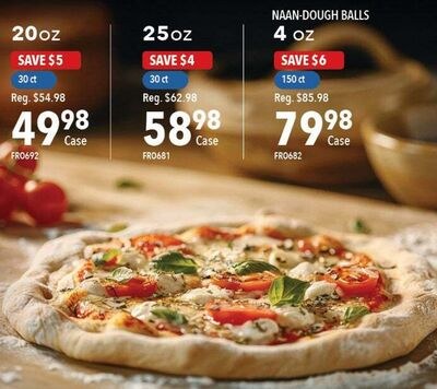 20 oz, 25 oz, NAAN-DOUGH BALLS
