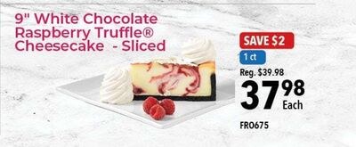 9" White Chocolate Raspberry Truffle® Cheesecak…