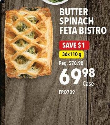 BUTTER SPINACH FETA BISTRO