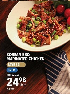 KOREAN BBQ MARINATED CHICKEN