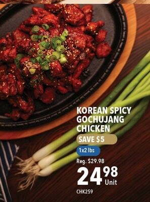 KOREAN SPICY GOCHUJANG CHICKEN