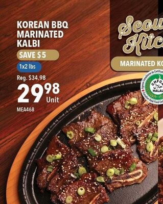 KOREAN BBQ MARINATED KALBI