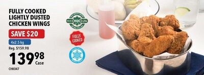FREEDOM Fully Cooked Lighty Dusted Chicken Wings