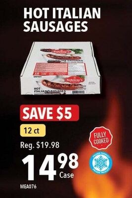 SCHNEIDERS HOT ITALIAN SAUSAGES