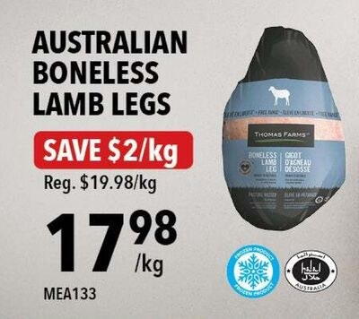 AUSTRALIAN BONELESS LAMB LEGS